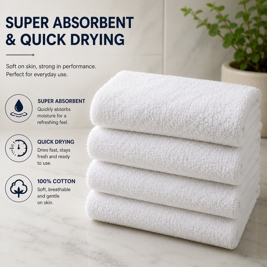 Face Towel 100% cotton(550 GSM)